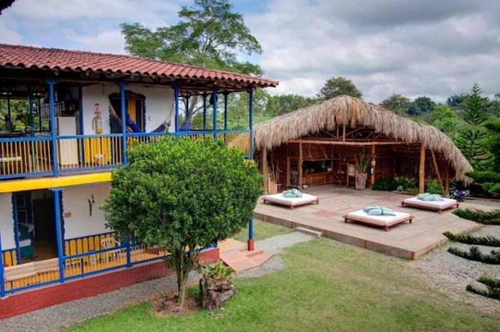 Hotel Hacienda Combia El Caimo Exterior foto